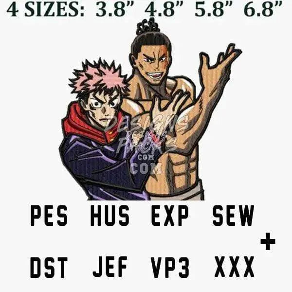 Besto Friendo Anime Embroidery Design