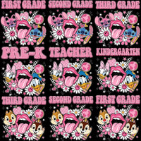 Load image into Gallery viewer, 18 Back to School Kids Cartoon Couples Designs Bundle PNG
