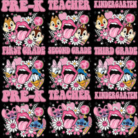Load image into Gallery viewer, 18 Back to School Kids Cartoon Couples Designs Bundle PNG
