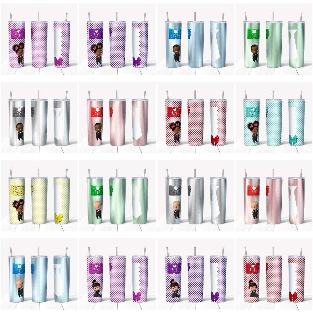 18 Colorful Boss baby Tumbler Wrap Designs Bundle JPG