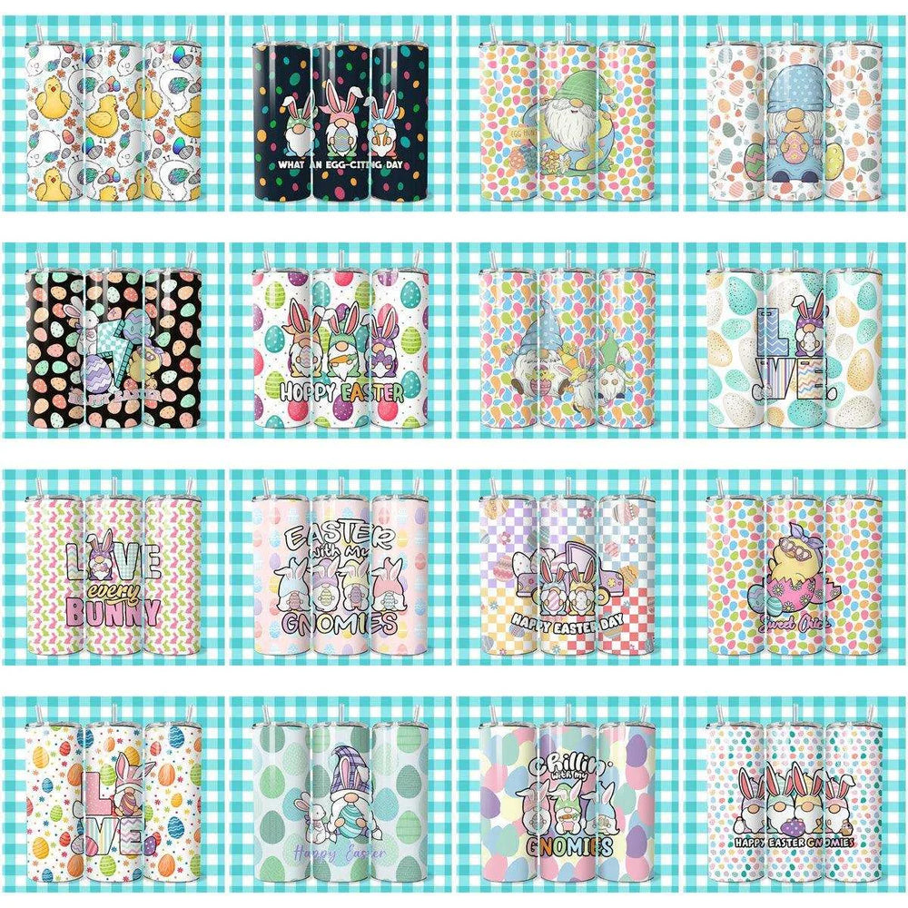 18 Easter Tumbler Wrap Designs Bundle JPG