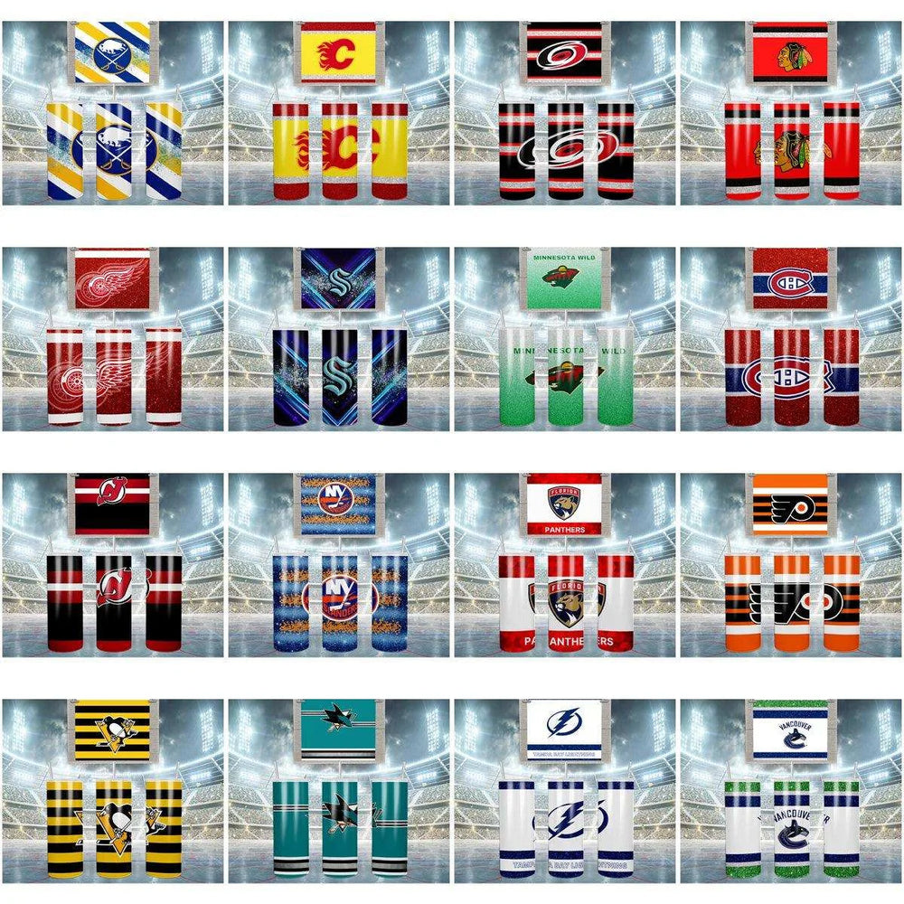 18 Ice Hockey Tumbler Wrap Designs Bundle JPG
