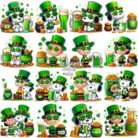 Load image into Gallery viewer, 18 St. Patrick’s Day Snoopy Cartoon Dog Designs Bundle Png
