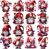 Load image into Gallery viewer, 18 Valentine’s Day Gnome Designs Bundle Png
