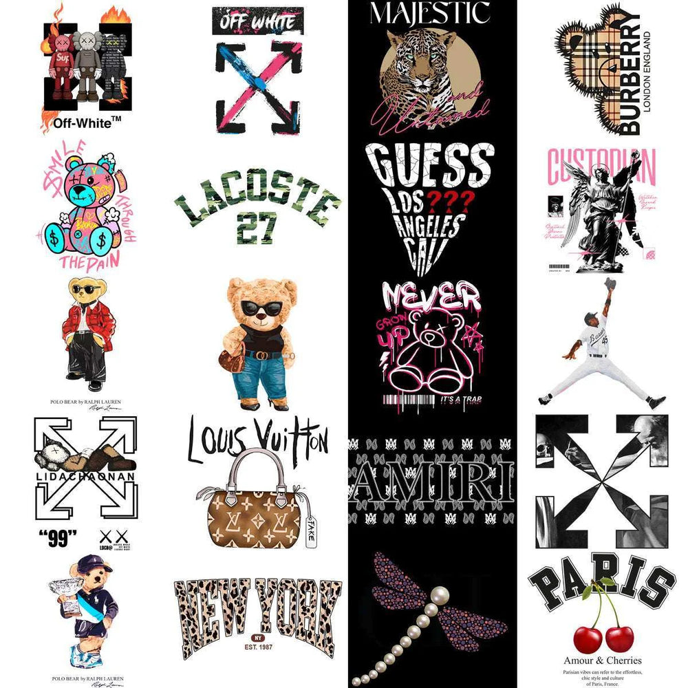180 Popular Brand Mix Designs Bundle PNG