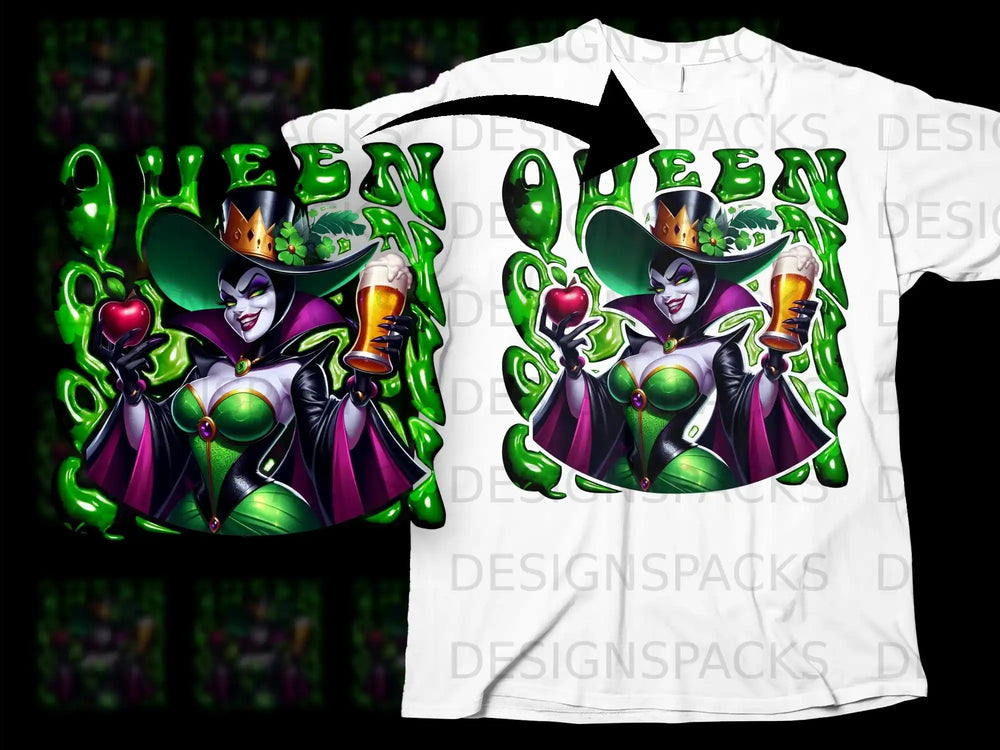 Wicked Queen St Patrick Beer Apple Green Clover product type