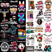 Load image into Gallery viewer, 184 Popular Brand Mix Mega Streetwear Designs Bundle PNG
