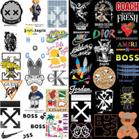 Load image into Gallery viewer, 184 Popular Brand Mix Mega Streetwear Designs Bundle PNG
