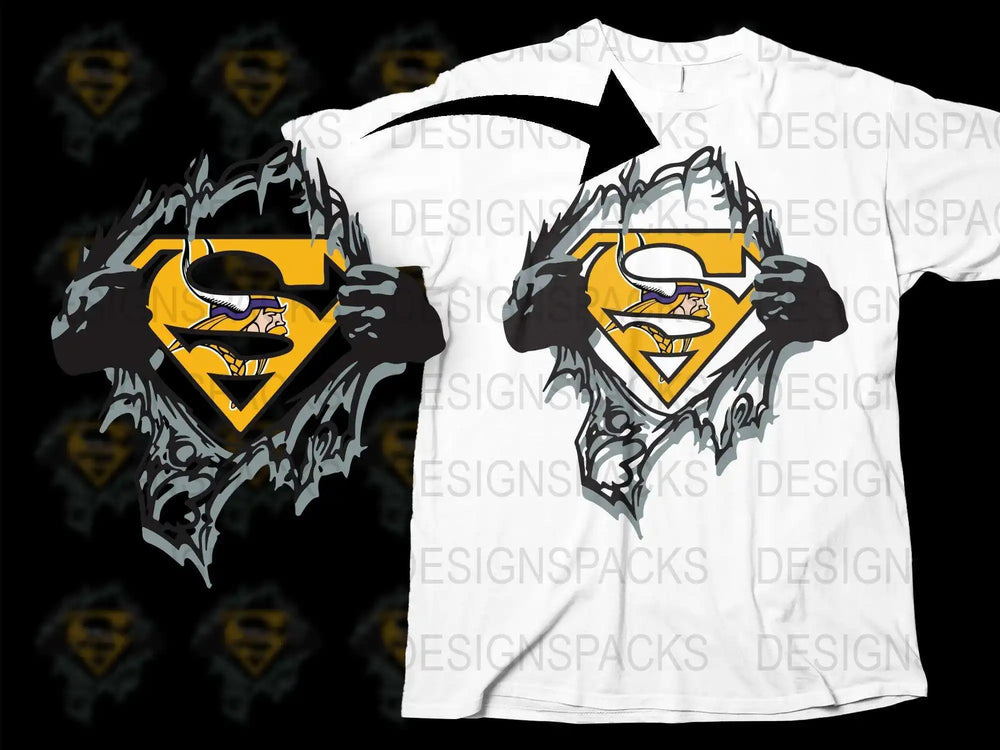 Superhero Logo T-Shirt, Graphic Tee, Custom Design, Men's White Cotton Shirt, Unique Gift Idea