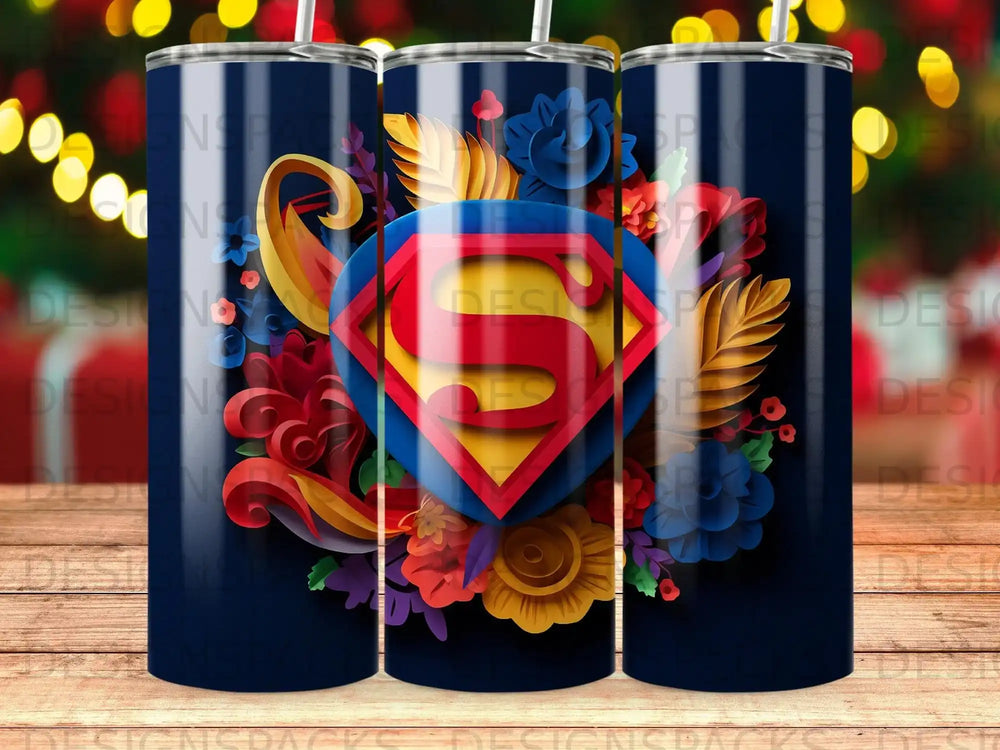 Super Bloom Tumbler Digital Wrap-Design