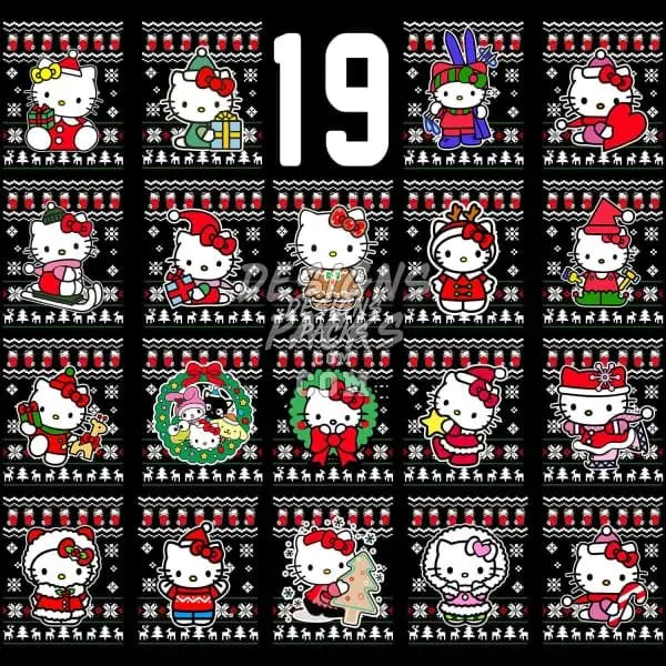 19 Ugly Christmas Designs Bundle PNG designspacks