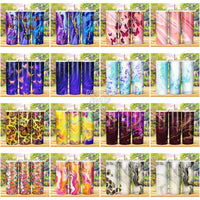 Load image into Gallery viewer, 19 Butterfly Tumbler Wrap Bundle Jpg
