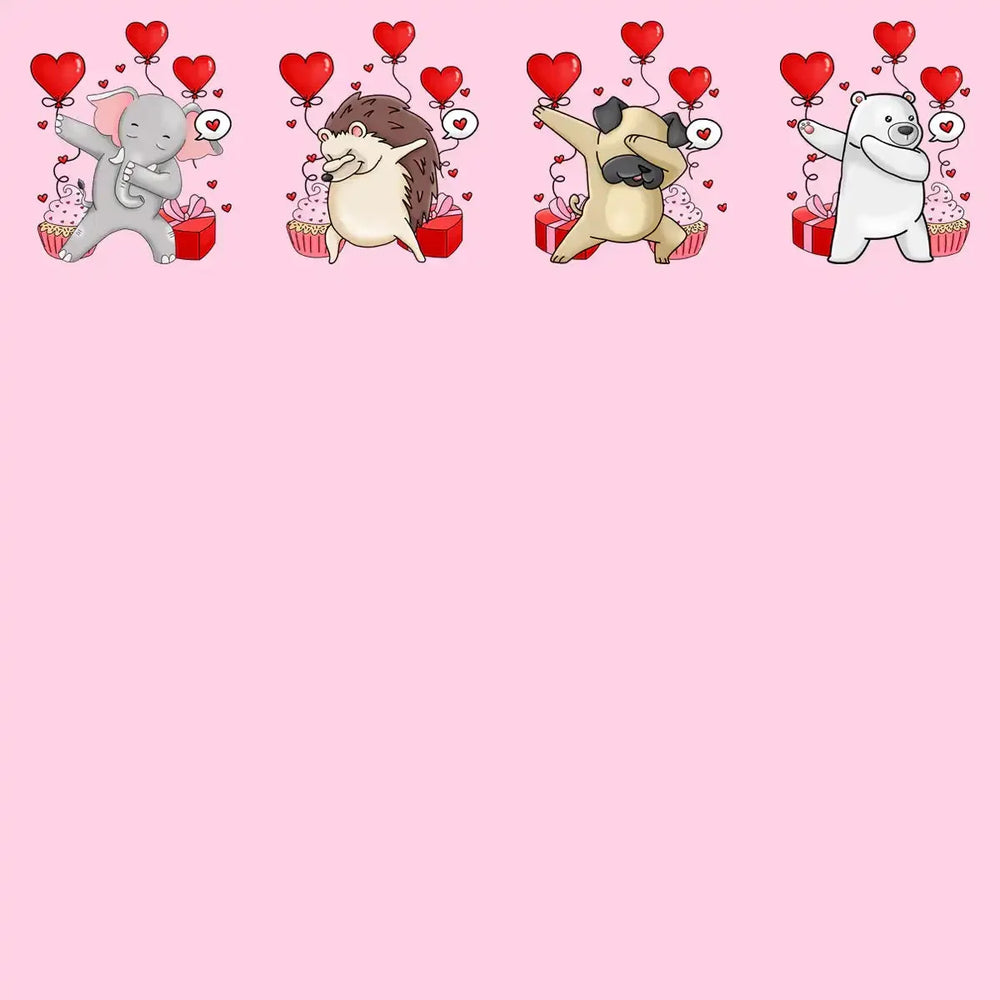 19 Dabbing Valentine Designs Bundle Png