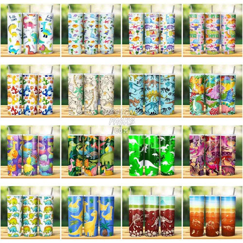 19 Dinosaur Tumbler Wrap Bundle Jpg