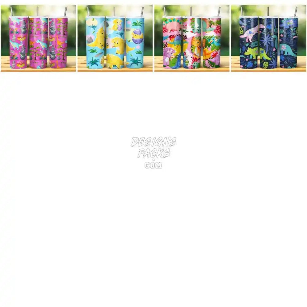 19 Dinosaur Tumbler Wrap Bundle Jpg