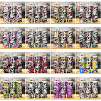 Load image into Gallery viewer, 19 Floral Skull Tumbler Wrap Bundle Jpg
