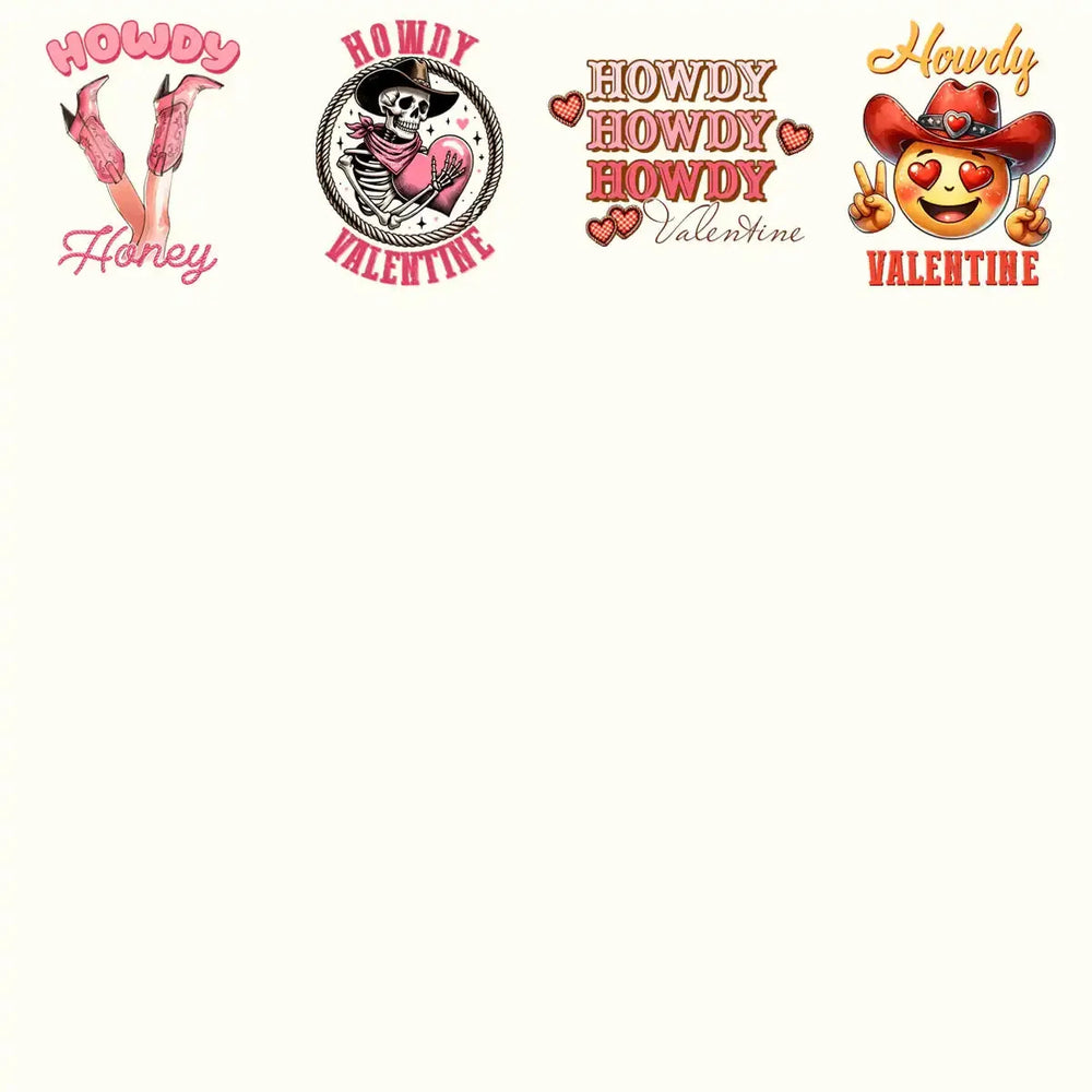 19 Howdy Valentine Designs Bundle Png