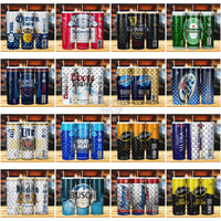 Load image into Gallery viewer, 19 Luxury Leather Beer Tumbler Wrap Bundle Jpg
