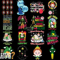 Load image into Gallery viewer, 19 Movie Christmas Elf Designs Bundle Png
