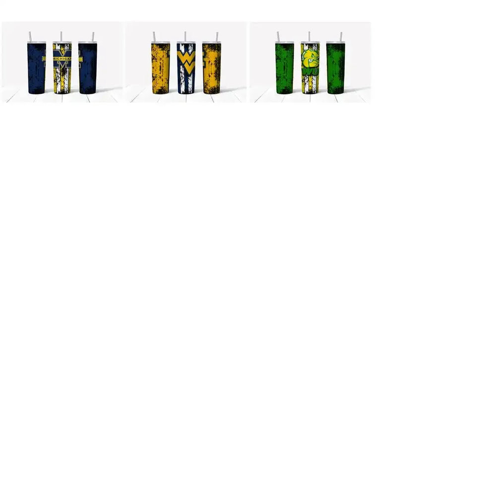 19 State University Tumbler Wrap Designs Bundle JPG