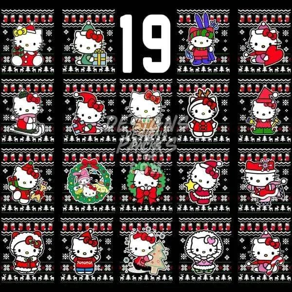 19 Ugly Christmas Designs Bundle PNG