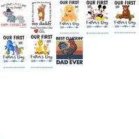 Load image into Gallery viewer, 190 Dad Father's Day Mixed Designs Bundle PNG
