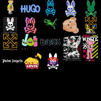Load image into Gallery viewer, 190 Popular Brand Mix Mega Streetwear Designs Bundle PNG
