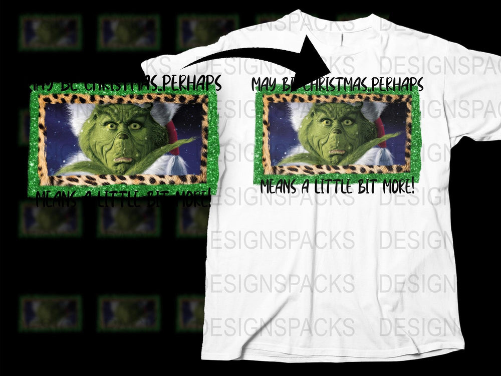 Grinch Christmas T-Shirt, Funny Holiday Quote Tee, Unisex White Cotton Shirt, Festive Winter Apparel