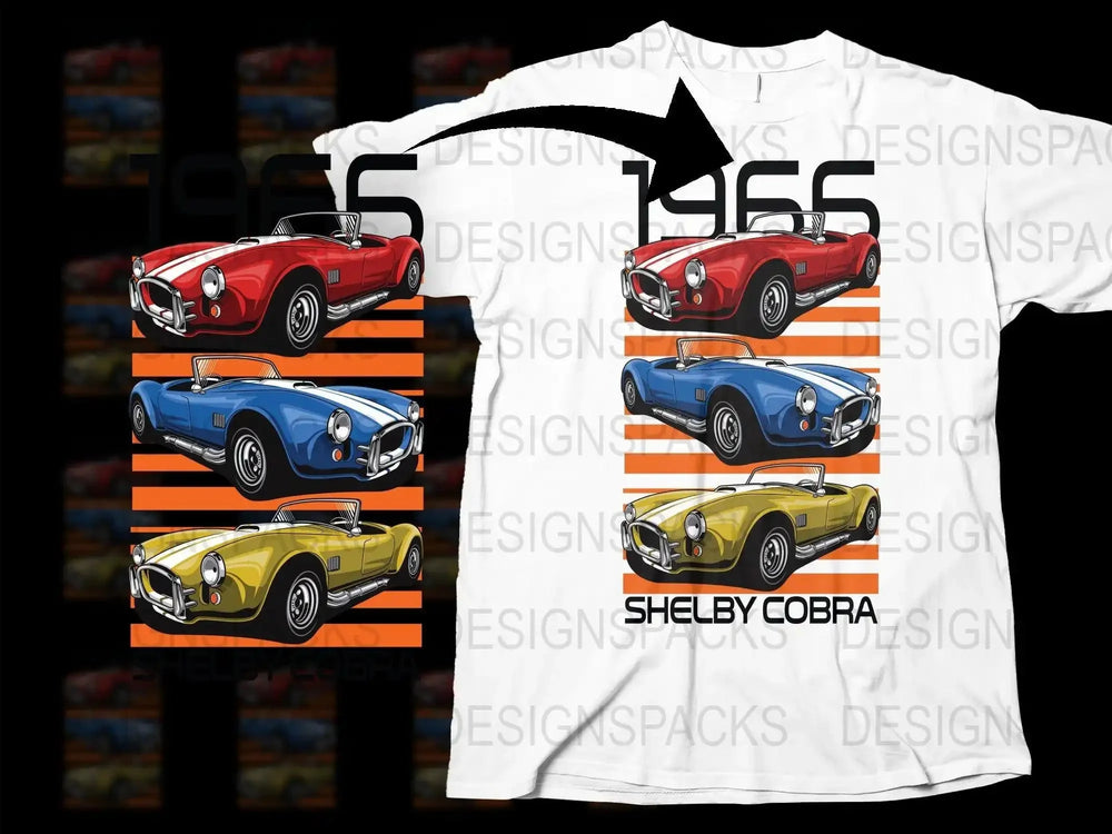 1965 Shelby Cobra Classic Car Png Digital Download