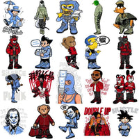 Load image into Gallery viewer, 199 Streetwear Mixed Designs Bundle Png
