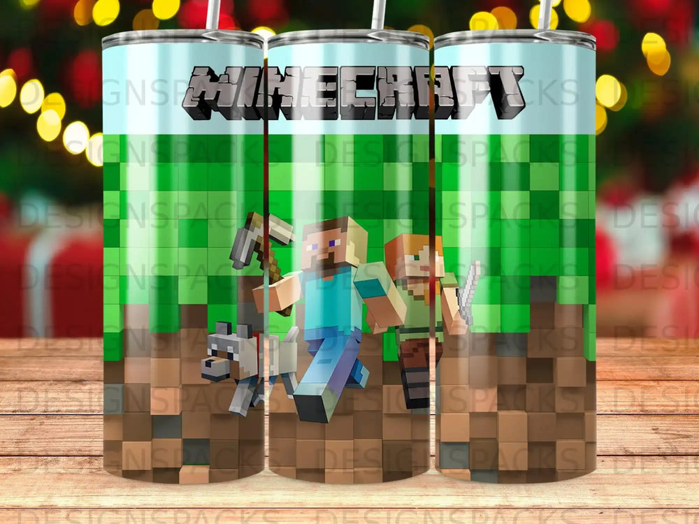 Minecraft Steve Alex Wolf Block Design Product Type