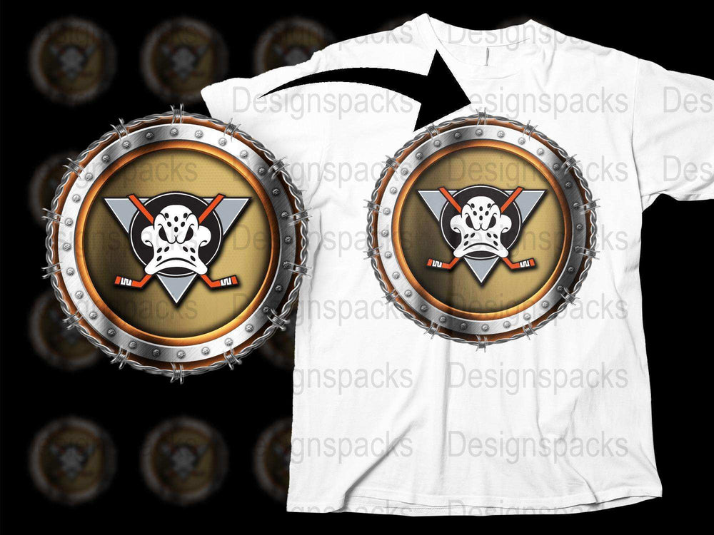 Skull and Crossbones T-Shirt, Biker Chain Border, Punk Rock Graphic Tee, Unique Bold Emblem Design