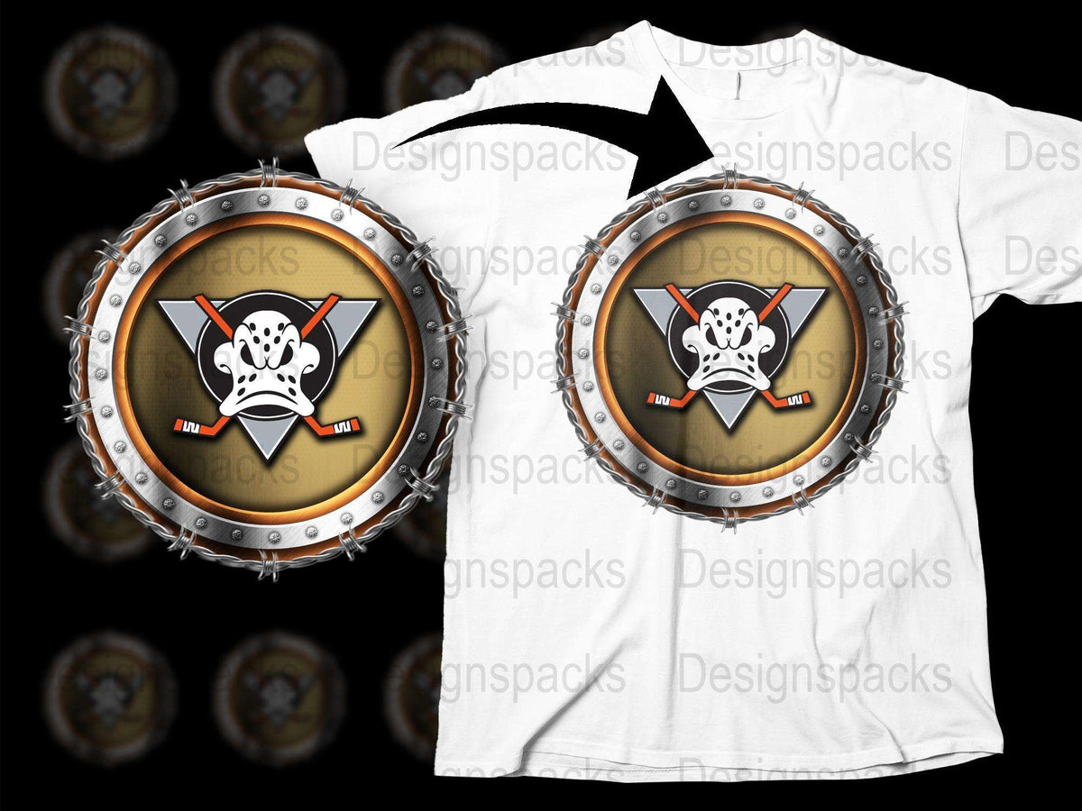 Skull and Crossbones T-Shirt, Biker Chain Border, Punk Rock Graphic Tee, Unique Bold Emblem Design