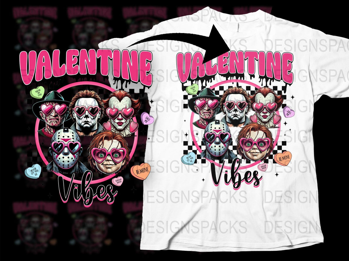 Valentine Vibes T-Shirt, Cool Heart Sunglasses Design, Unisex Graphic Tee, Trendy Love Shirt