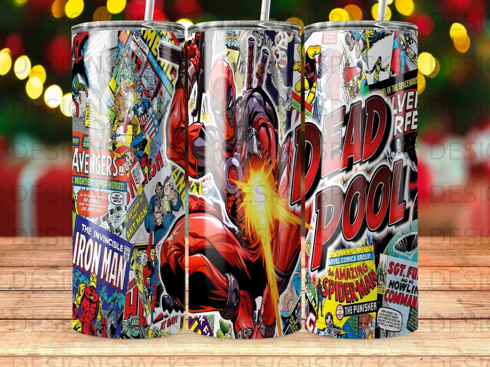 Deadpool Marvel Superheroes Comic Art Panels product type