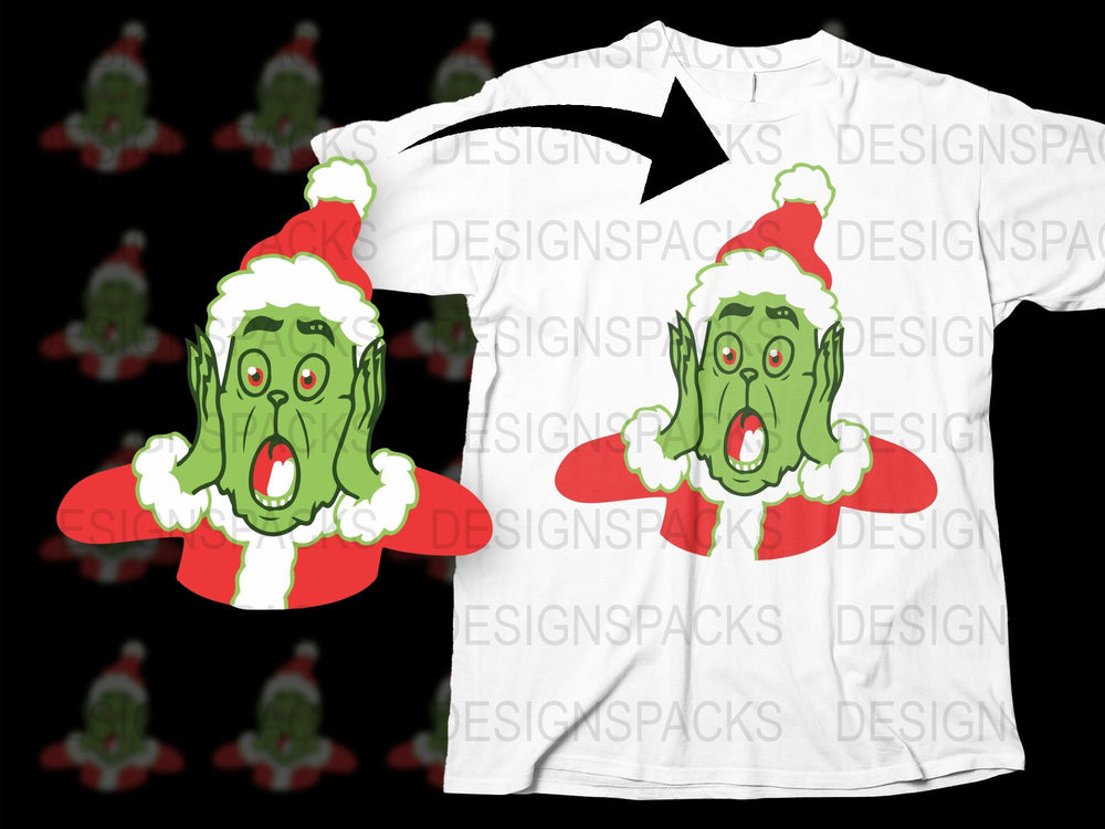 Funny Zombie Santa T-Shirt, Unique Christmas Horror Tee, Unisex Holiday Apparel, Festive Graphic Shirt