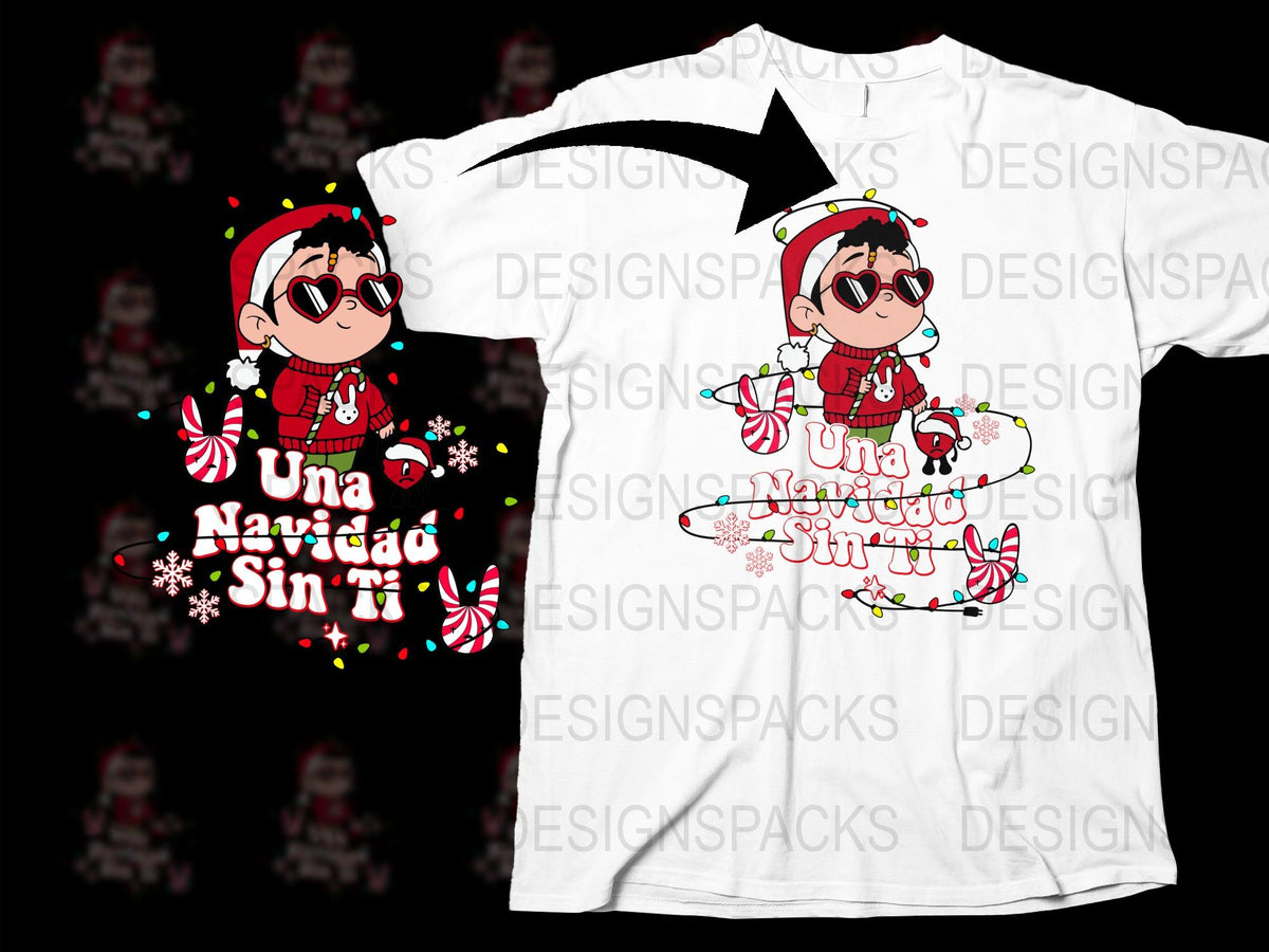 Christmas T-Shirt Design, Cute Winter Elf Graphic, Holiday Tee, Festive Apparel, Personalized Text Option