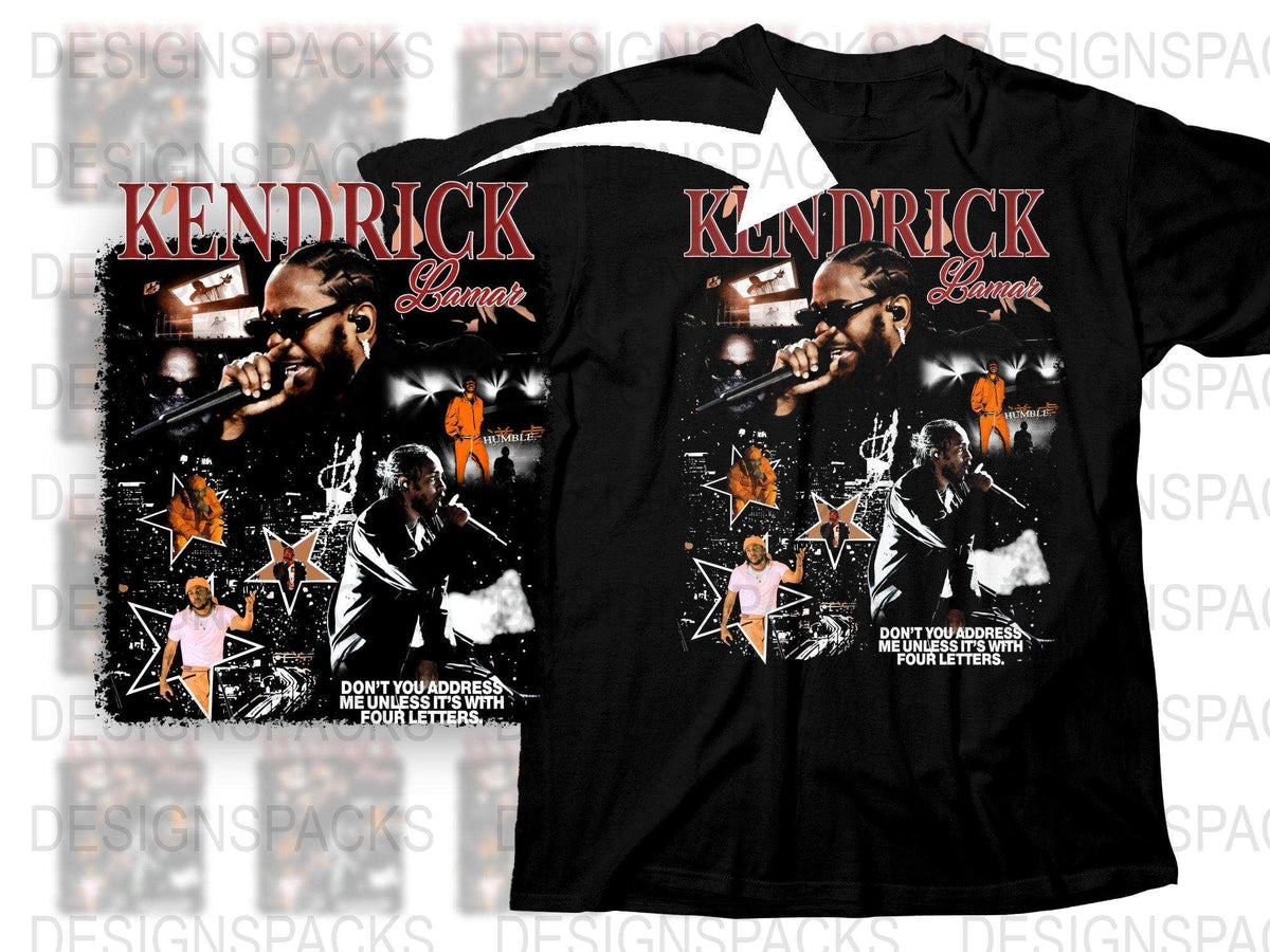 Kendrick Lamar T-Shirt, Hip Hop Music Graphic Tee, Urban Streetwear, Unisex Black Cotton Shirt