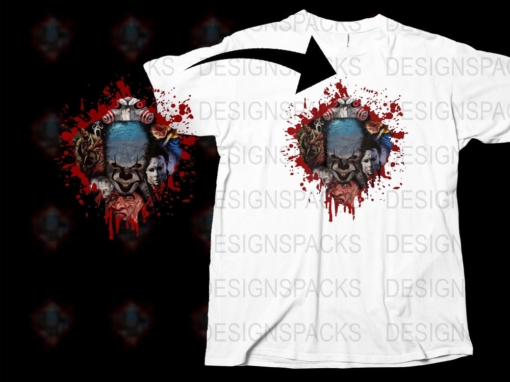 Men's Graphic T-Shirt with Unique Blue Skull Print, Artistic Design, Vibrant Streetwear Style, Cool Casual Fashion