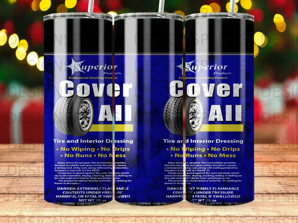 Superior Products Cover All Tire and Interior Dressing can, 20 oz.