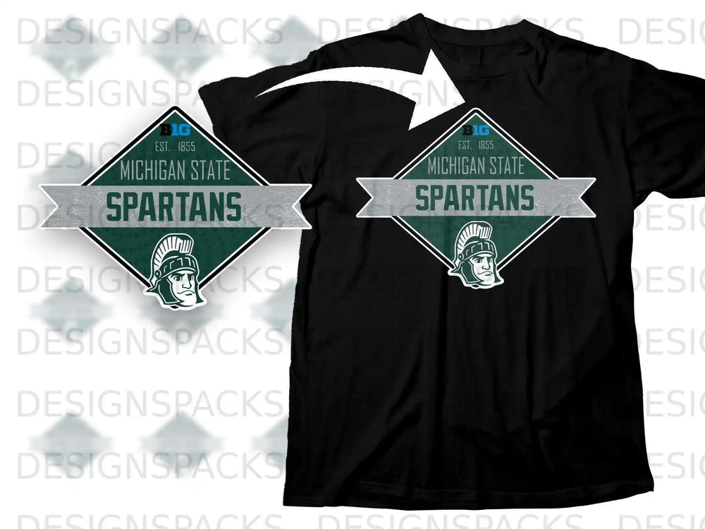 Michigan State Spartans Vintage Logo T-Shirt
