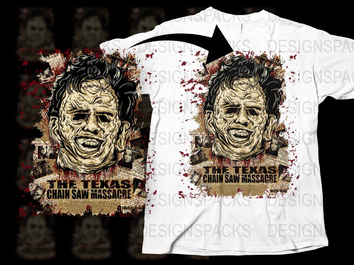 Texas Chainsaw Massacre T-shirt, Horror Movie Graphic Tee, Vintage Horror Film Apparel, Unisex Cotton Shirt