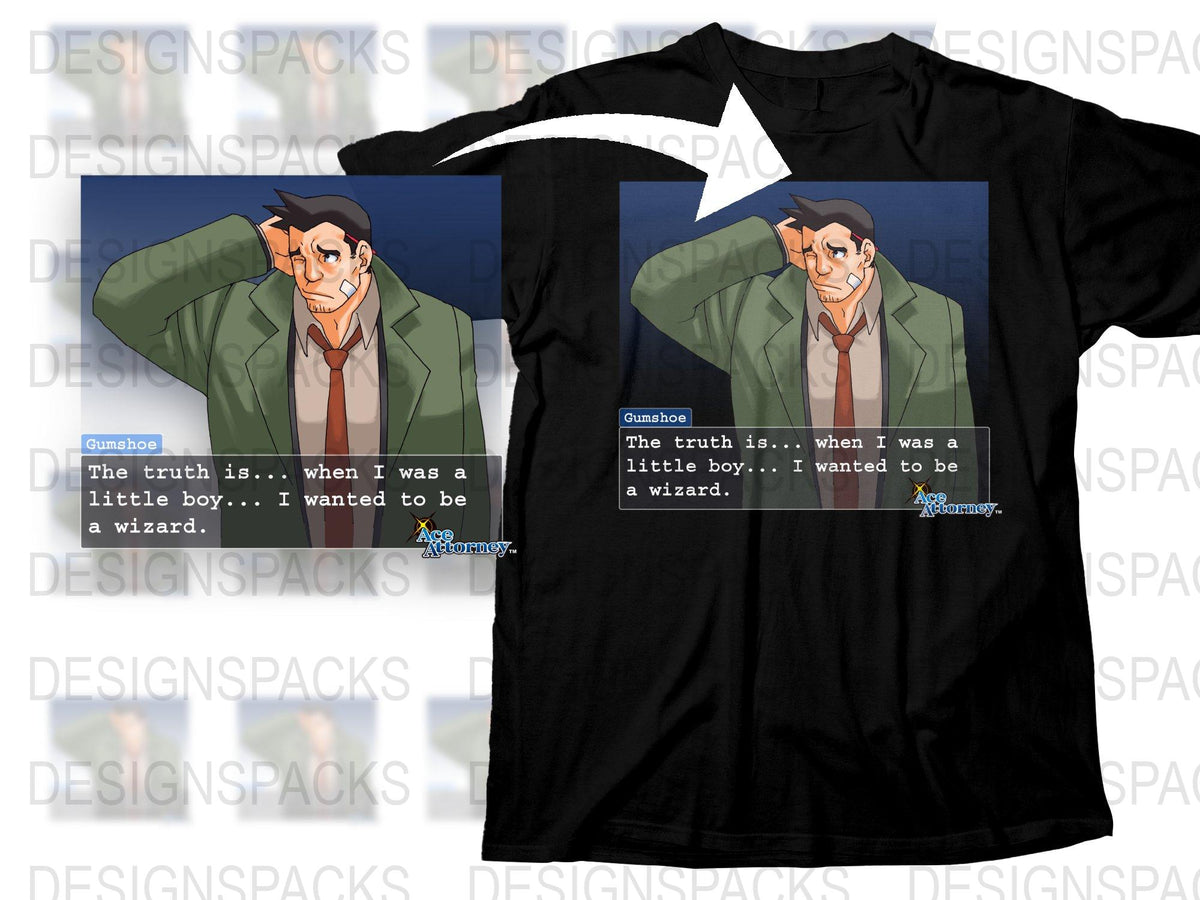 Detective Anime T-Shirt, Classic Cartoon Character Quote, Vintage Graphic Tee, Gift for Anime Fans