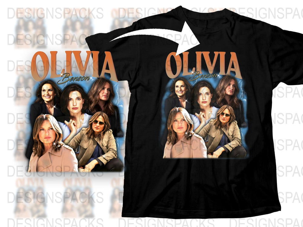 Olivia Benson Law and Order SVU Inspired T-Shirt, Mariska Hargitay Graphic Tee, Fan Merchandise, TV Show Apparel, Unique Gift Idea