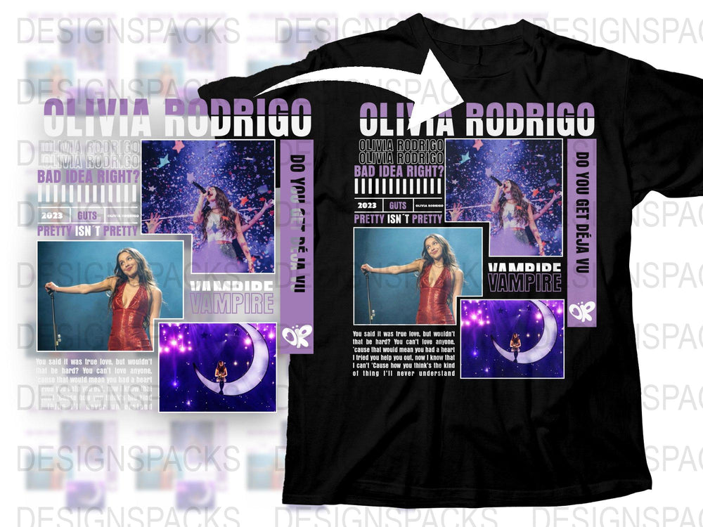 Olivia Rodrigo Inspired T-Shirt, Sour Album Art, Pop Music Fan Merch, Vintage Vampire Graphic Tee