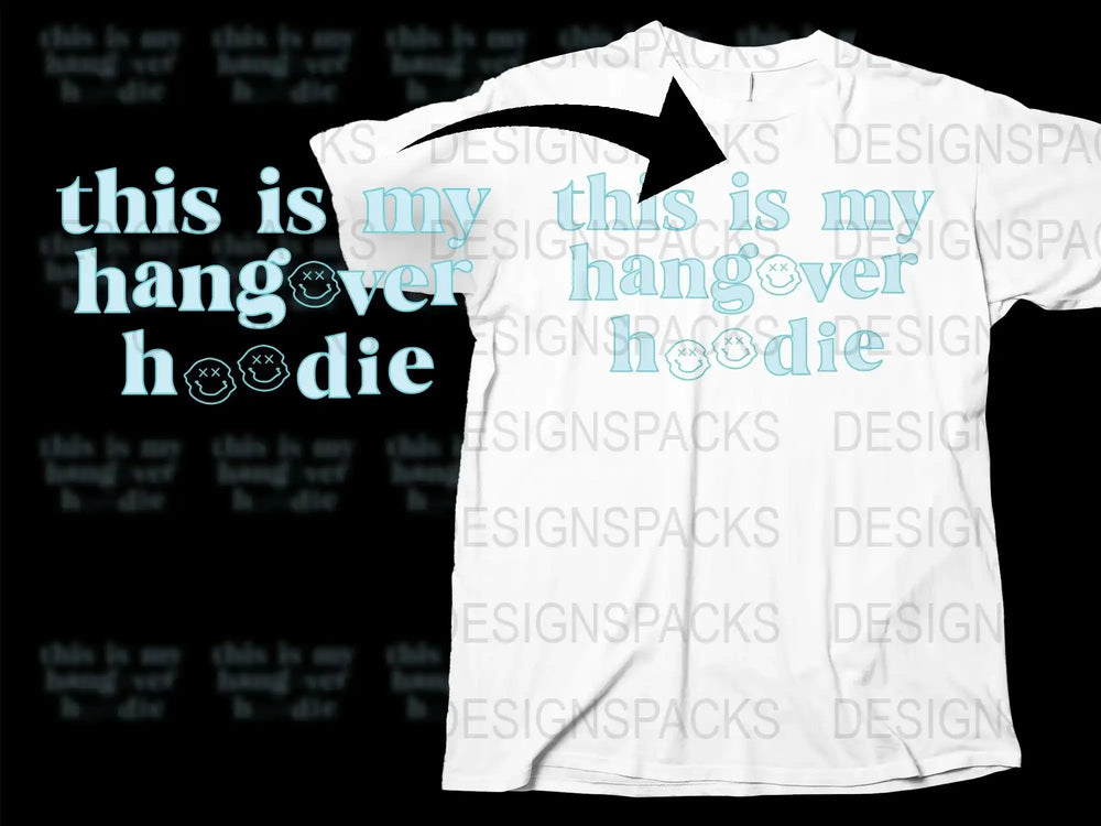Funny Hangover Hoodie, White Graphic Hoodie, Unisex Casual Sweatshirt, Comfortable Apparel for Weekend