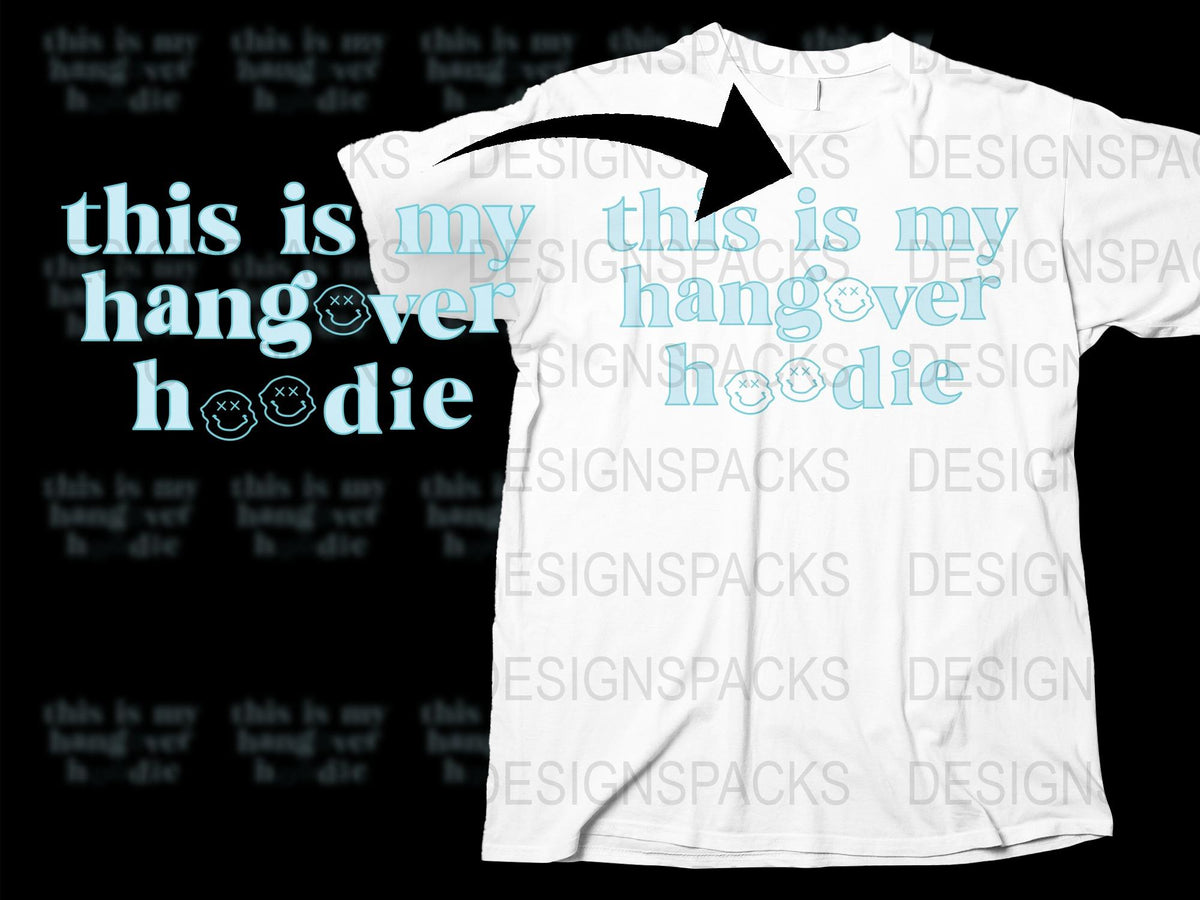 Funny Hangover Hoodie, White Graphic Hoodie, Unisex Casual Sweatshirt, Comfortable Apparel for Weekend