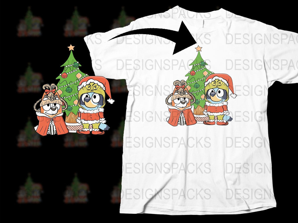 Christmas Penguin T-Shirt, Cute Santa Outfit, Holiday Tee, Kids and Adults Sizes, Festive Winter Apparel