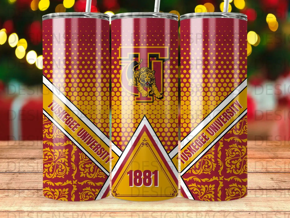 Tuskegee University Tiger 1881 Red Gold Dots product type