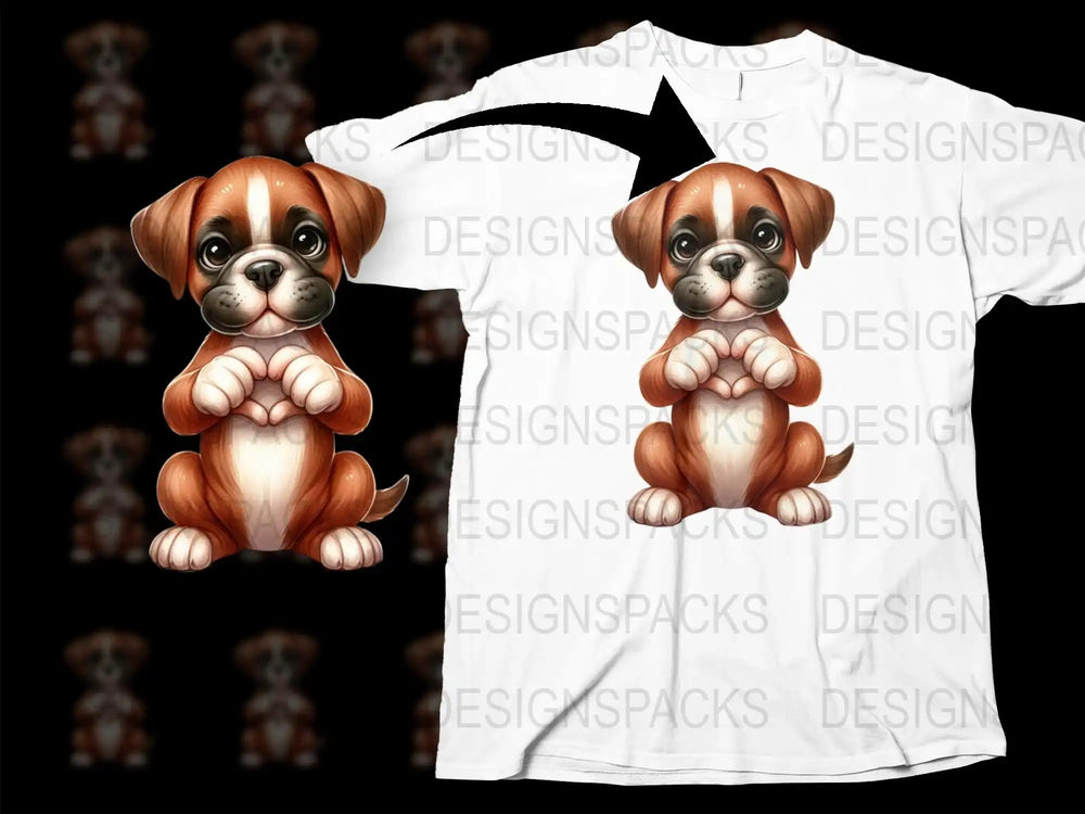 Cute Puppy T-Shirt, Adorable Dog Graphic Tee, Unisex Pet Lover Gift, Animal Print Shirt